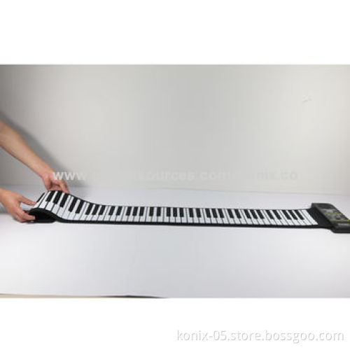 Kid's piano with silicone keyboard of musical toys